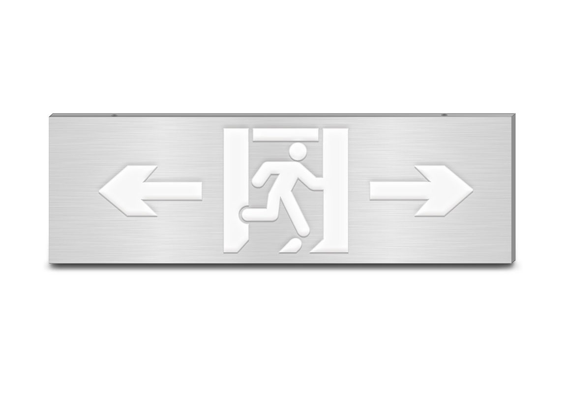 800大型款-单面双向消防应急标志灯  | ZS-BLJC-1LRE Ⅲ 3W-J850 |  壁挂